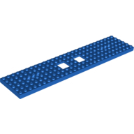 Lego základna pro vlak 6x28, modrá (6058179)